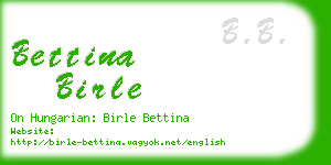 bettina birle business card